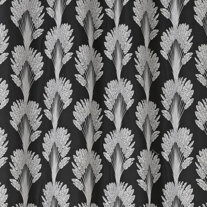 Rideau feuillages en fils recyclés