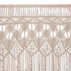 Rideau fil en macramé