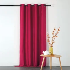 Rideau ignifugé en toile demi natté non feu M1