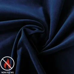 Rideau IgnifugéM1 en velours premium