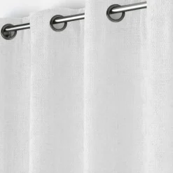 Rideau à œillets en velours chenille
