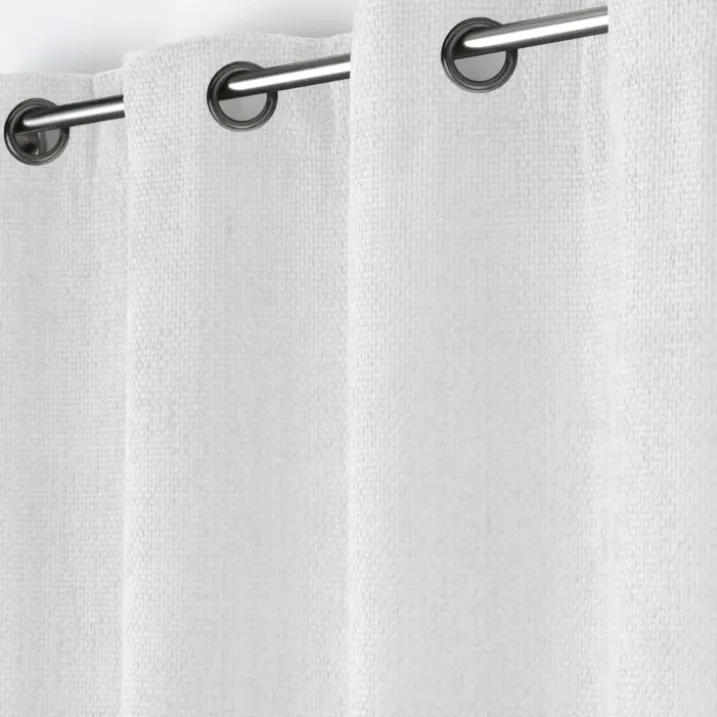 Rideau à œillets en velours chenille