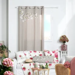 Rideau imprimé floral arbre printanier