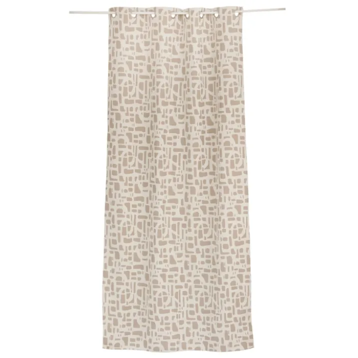 Rideau isolant jacquard à œillets