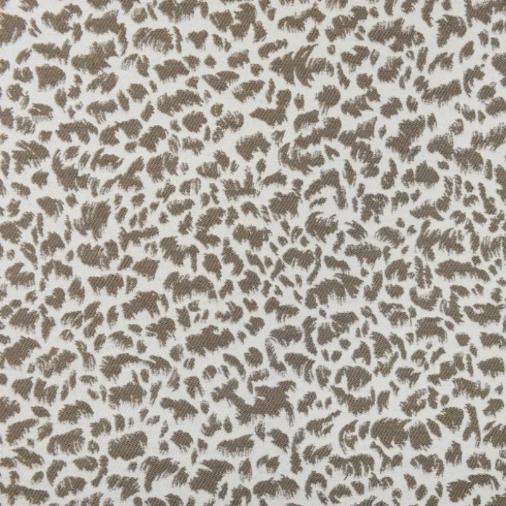 Rideau jacquard abstrait texturé à oeillets