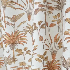 Rideau Jacquard exotique motif palmier