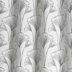 Rideau jacquard fleurs de gingko