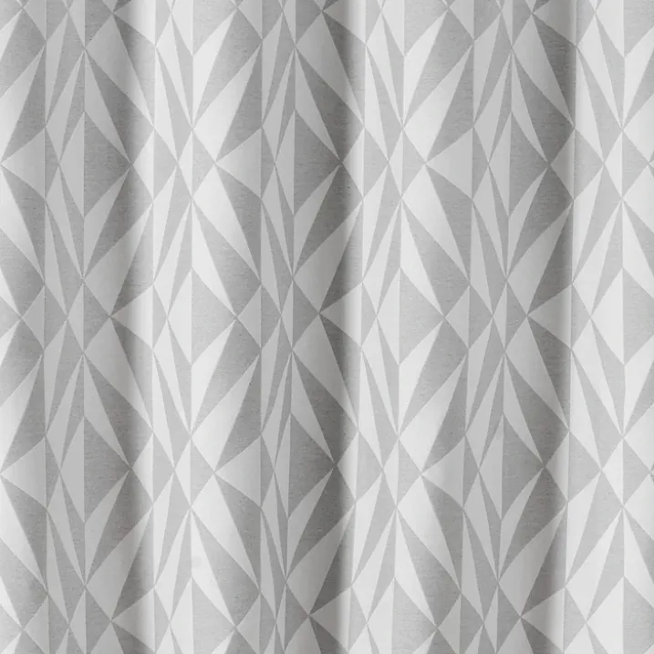 Rideau jacquard géométrique