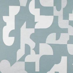 Rideau jacquard géométrique texturé rétro