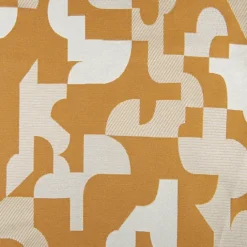 Rideau jacquard géométrique texturé rétro
