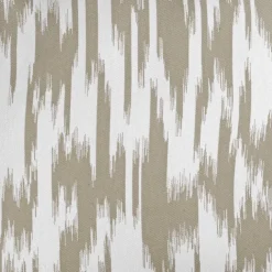 Rideau jacquard motif ikat en fils upcyclés