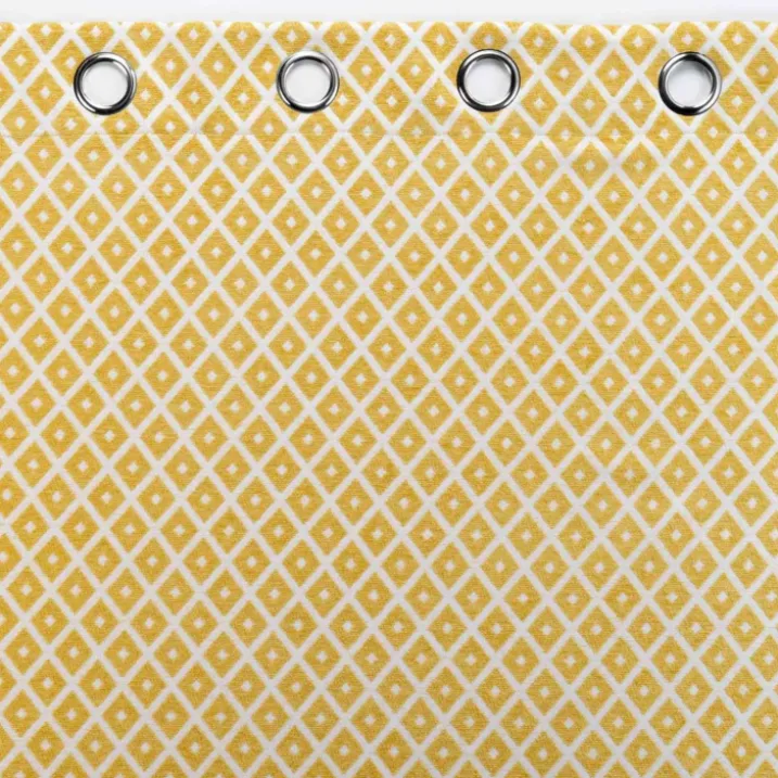 Rideau Jacquard motif losange