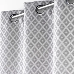 Rideau Jacquard motif losange