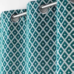 Rideau Jacquard motif losange