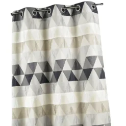 Rideau jacquard motif triangles