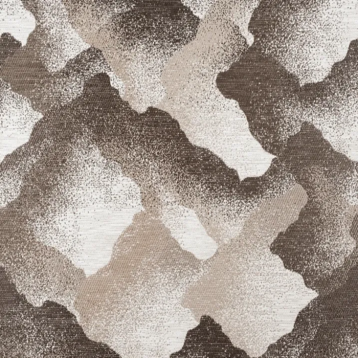 Rideau jacquard à oeillets motif minéral