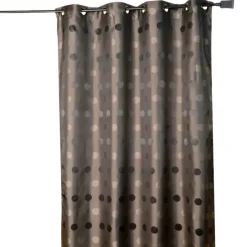 Rideau jacquard à pois ton sur ton