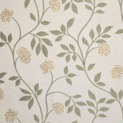 Rideau jacquard polycoton motifs végétaux
