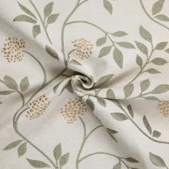 Rideau jacquard polycoton motifs végétaux