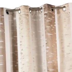 Rideau jacquard à rayures verticales colorées