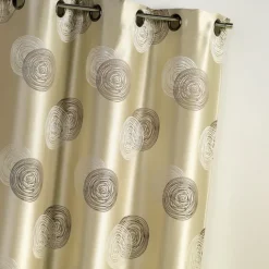Rideau Jacquard 'Ronds Superposés'