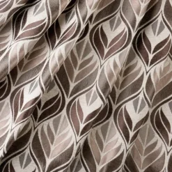 Rideau motif art déco effet velours à oeillets