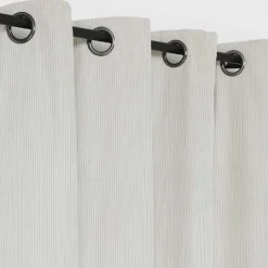 Rideau obscurcissant et isolant en velours côtelé