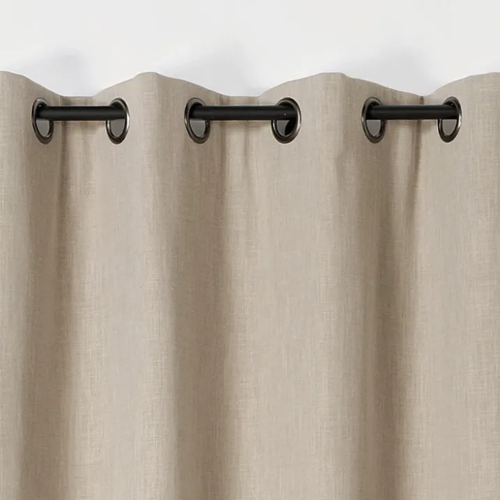 Rideau obscurcissant et isolant à effet tissé