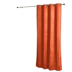 Rideau obscurcissant et isolant aspect velours