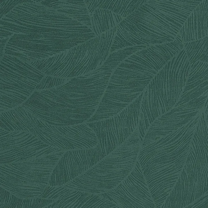 Rideau occultant avec feuilles en relief