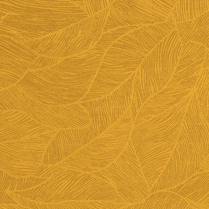 Rideau occultant avec feuilles en relief