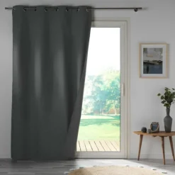 Rideau 100% occultant en microfibre