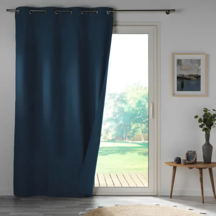 Rideau 100% occultant en microfibre