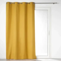 Rideau 100% occultant en microfibre