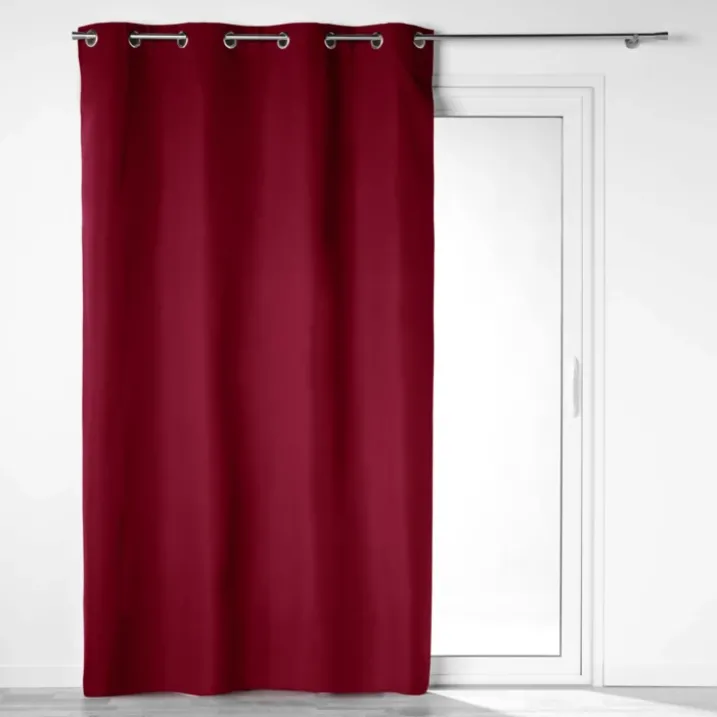Rideau 100% occultant en microfibre