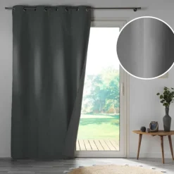 Rideau 100% occultant en microfibre