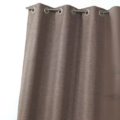 Rideau occultant isolant thermique uni avec doublure polaire