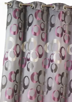 Rideau occultant jacquard à motifs graphiques