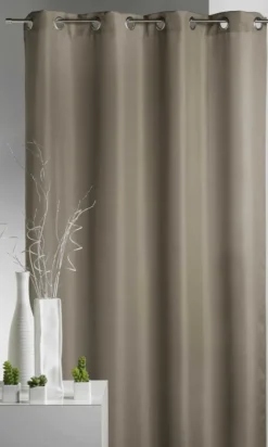 Rideau occultant 80 % uni