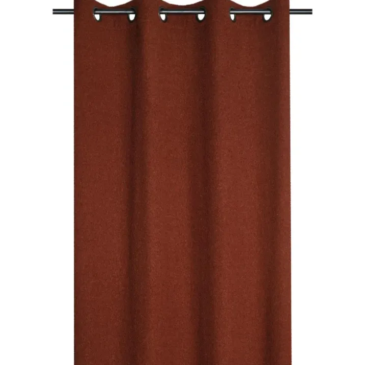 Rideau à oeillets doux effet bouclette
