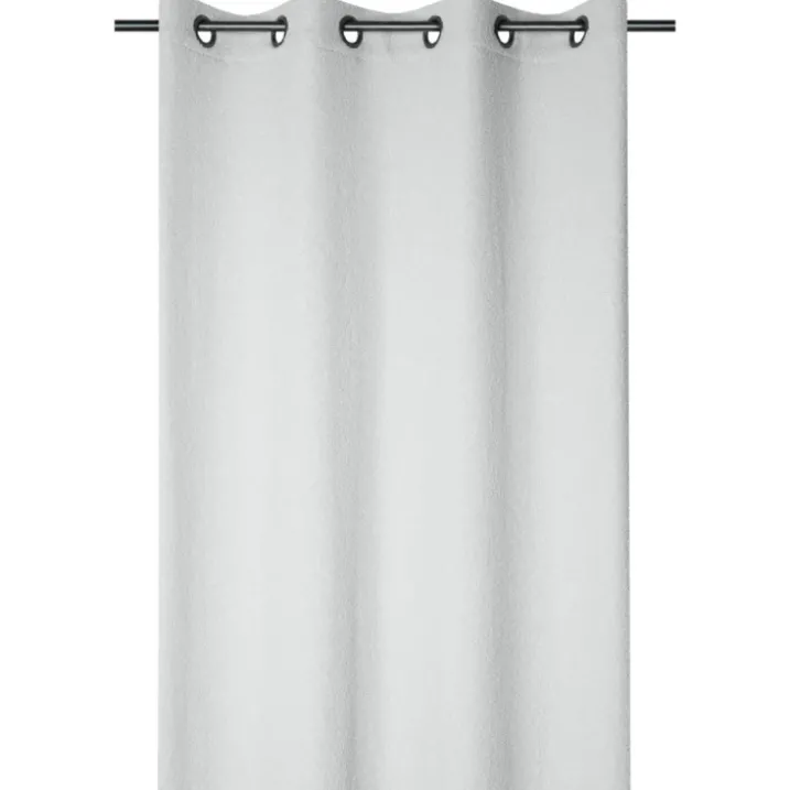 Rideau à oeillets doux effet bouclette