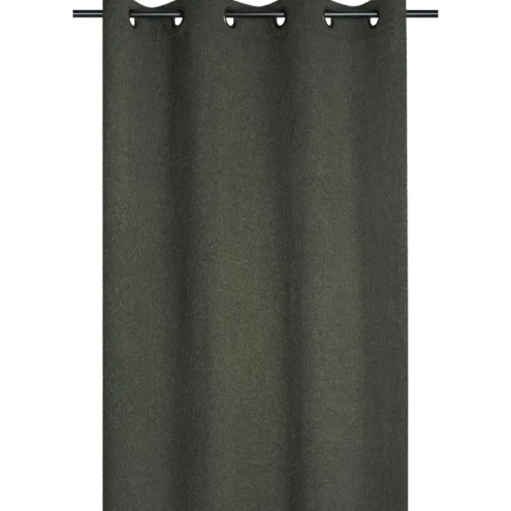 Rideau à oeillets doux effet bouclette