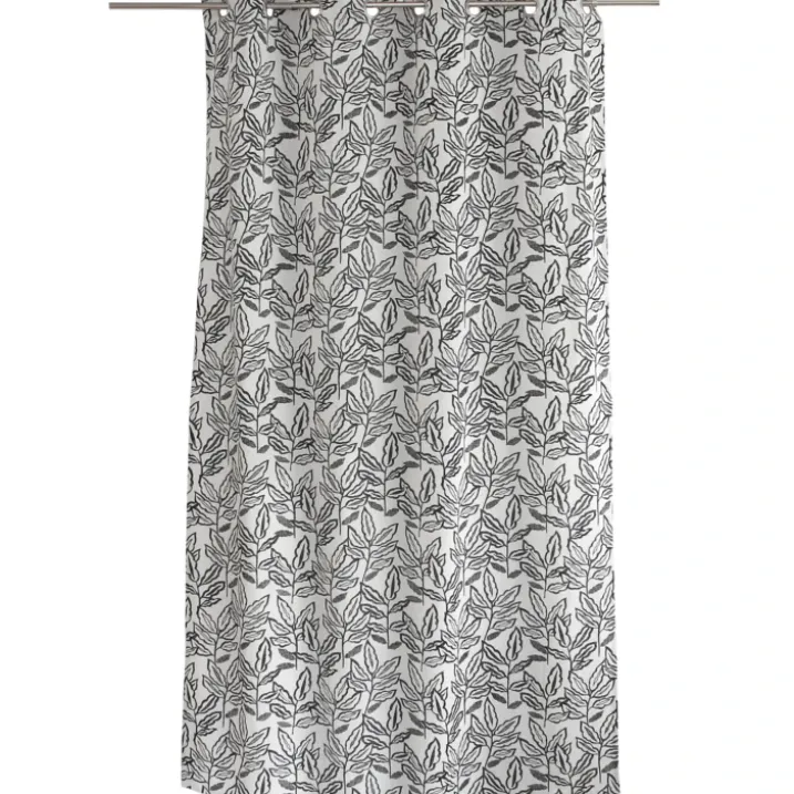Rideau à oeillets en coton recyclé Chambray