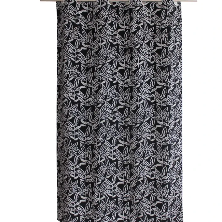 Rideau à oeillets en coton recyclé Chambray