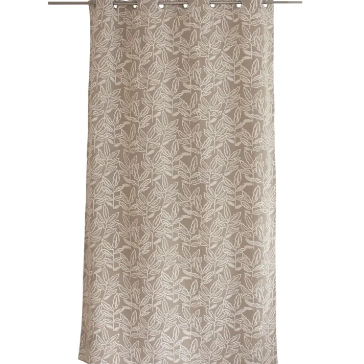 Rideau à oeillets en coton recyclé Chambray