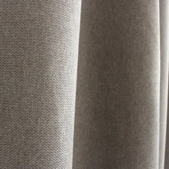 Rideau à oeillets en velours chenillé
