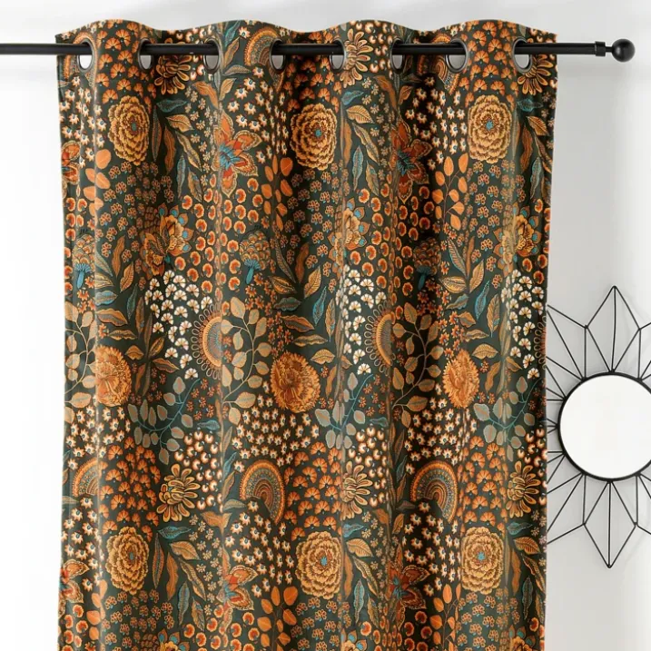 Rideau à Oeillets Motif Cachemire