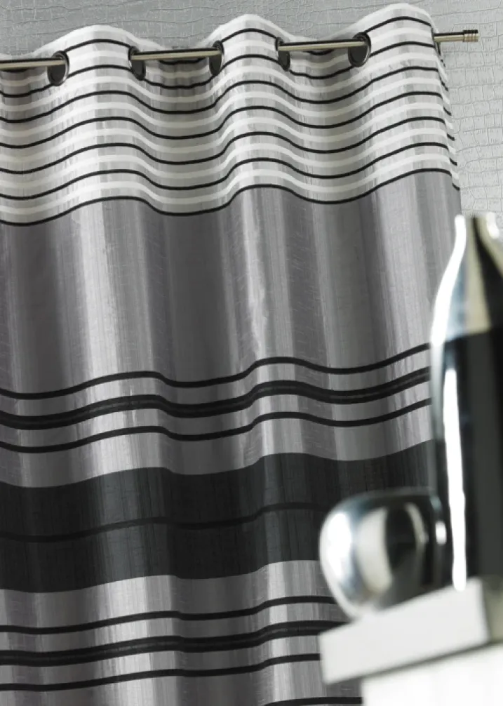Rideau shantung rayure chenille