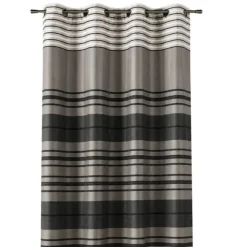 Rideau shantung rayure chenille