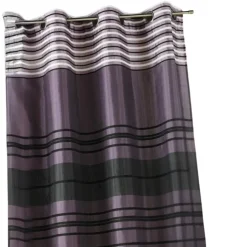 Rideau shantung rayure chenille